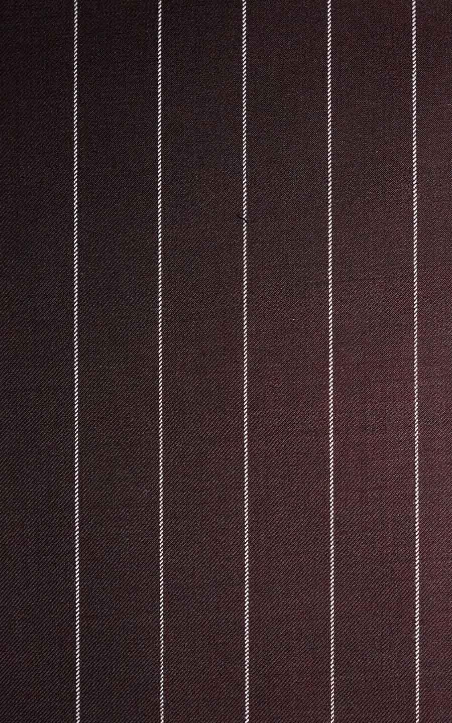 Maroon Striped Wool