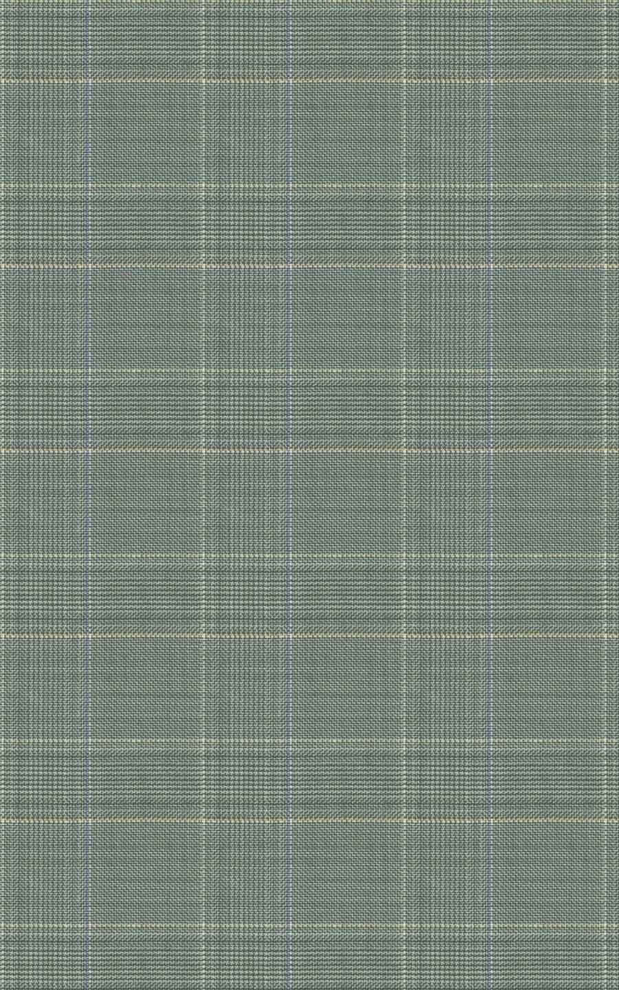 Light Green Plaid Checks Wool