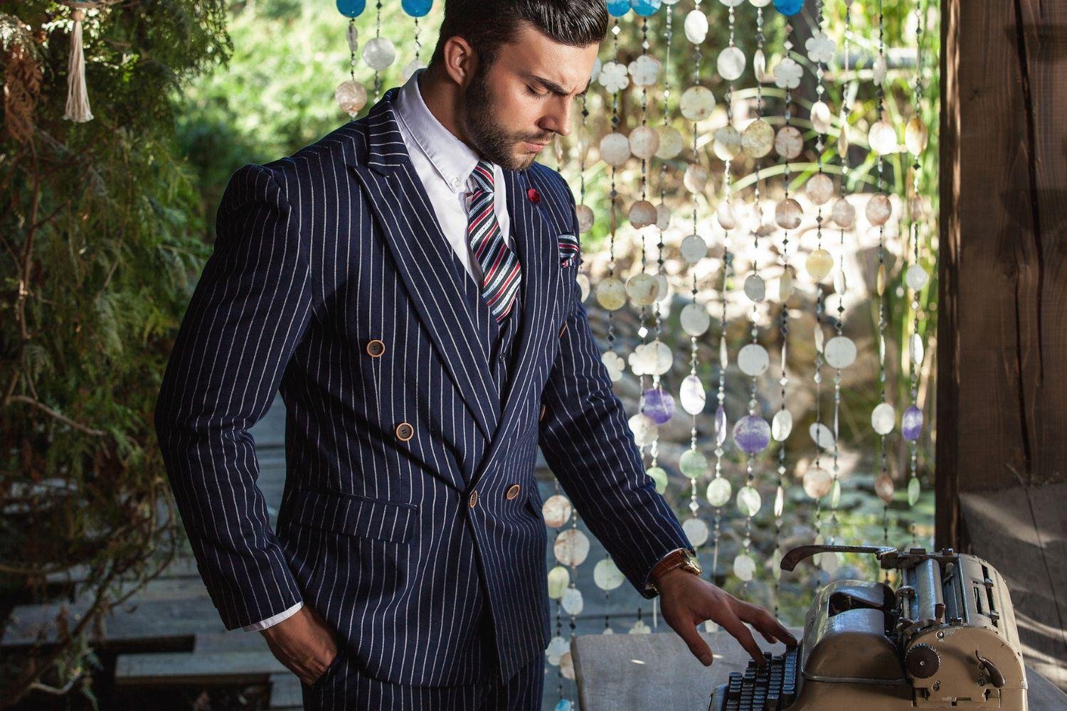 How to Master the Chalk Stripe Suit