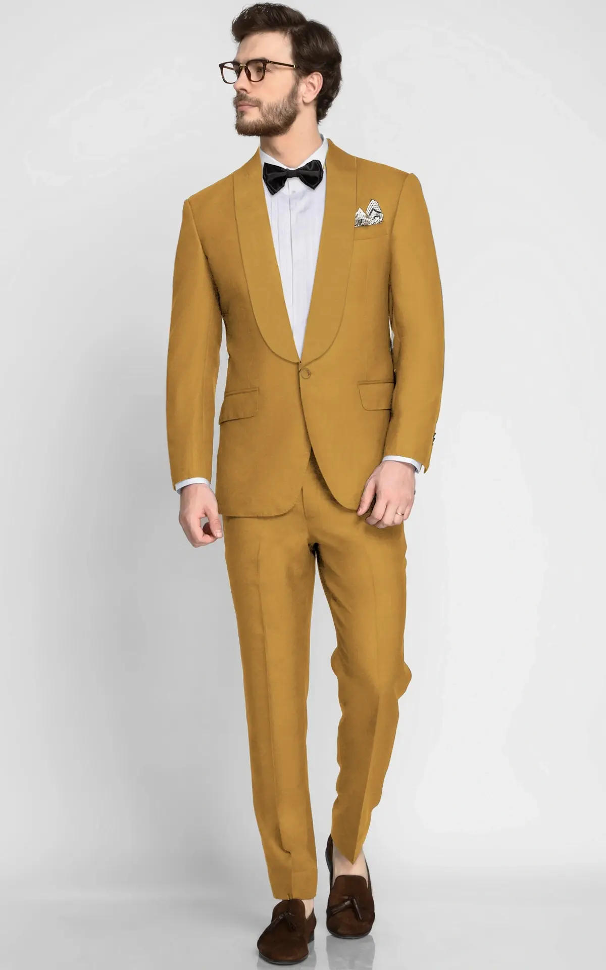 Amarillo Mustard Wool Tuxedo