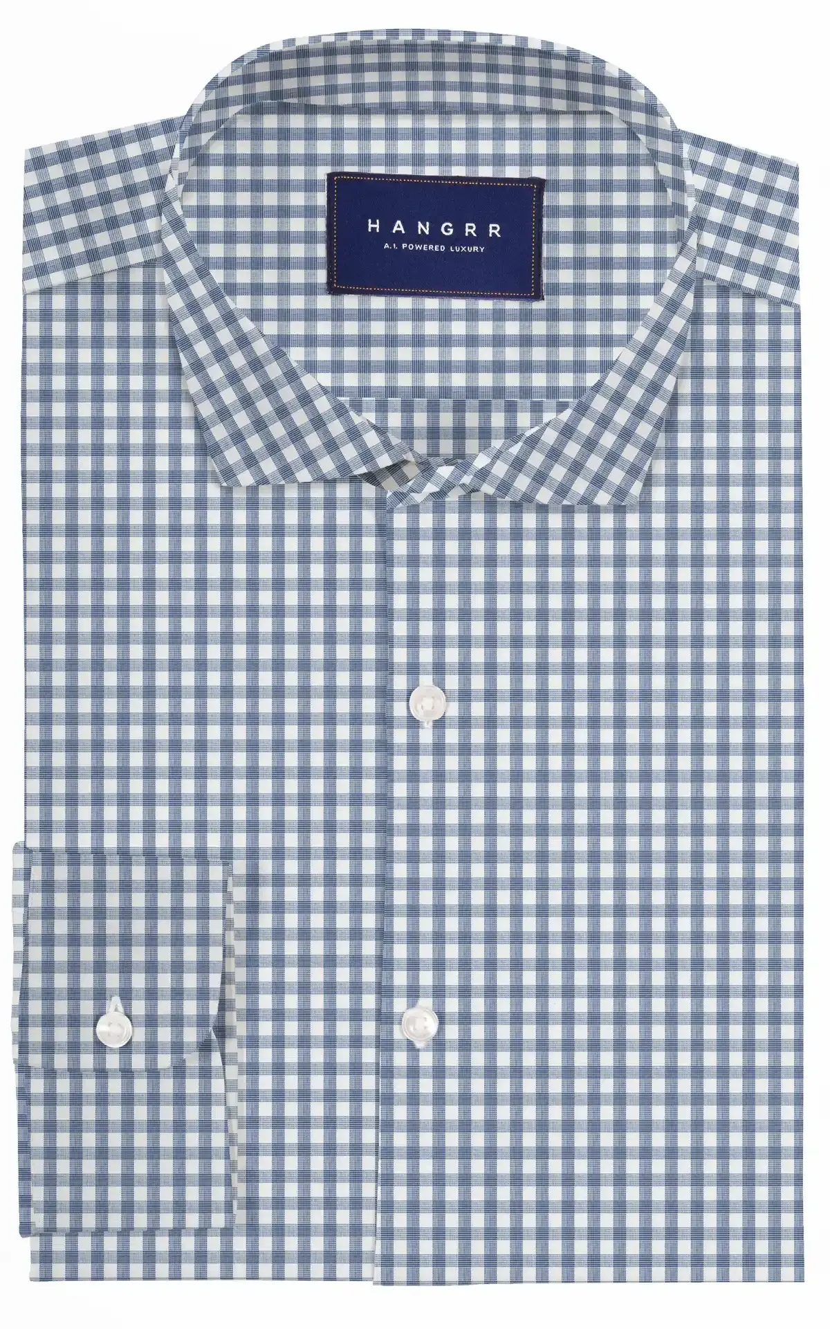 Blue Grey Checks Shirt