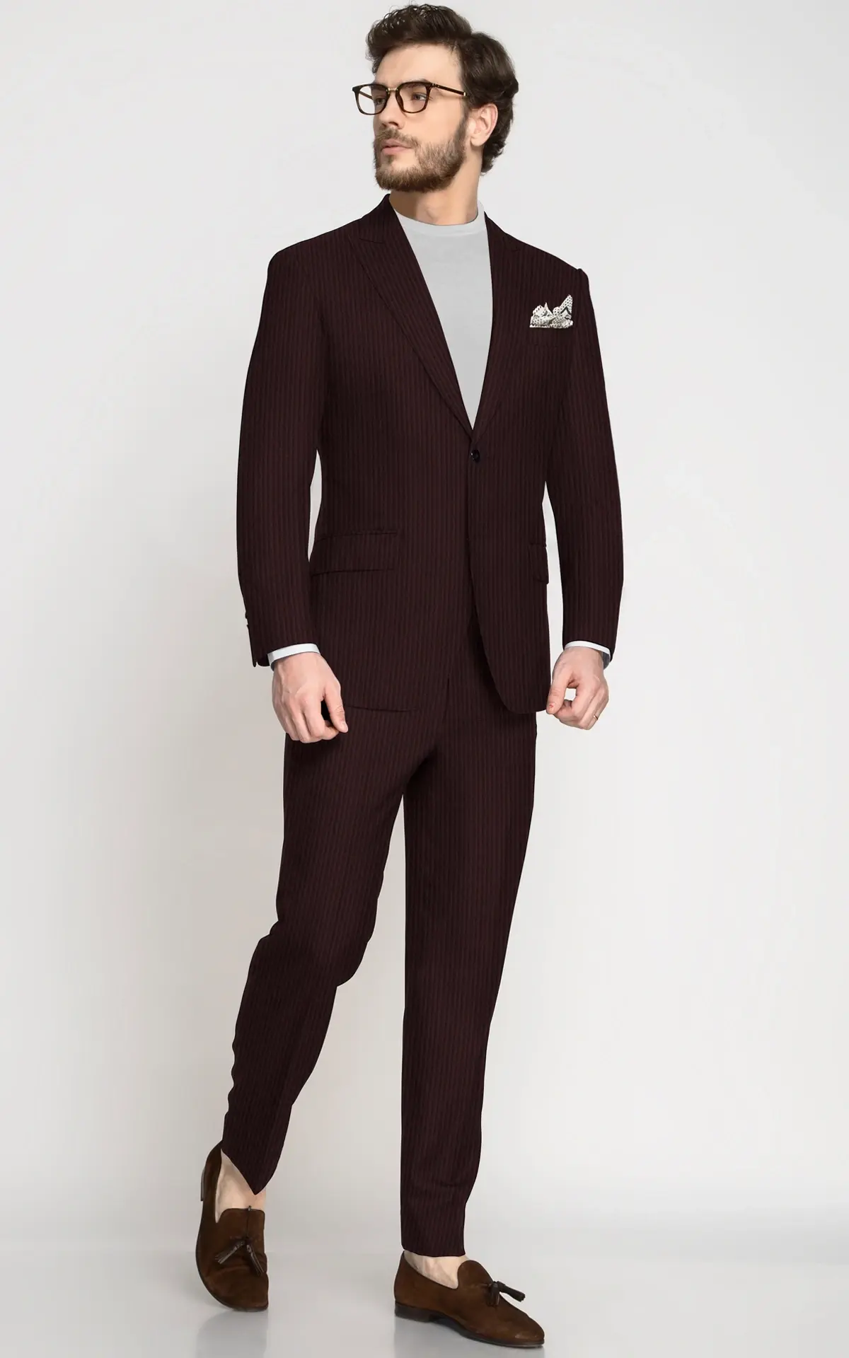 Burgundy Corduroy Suit