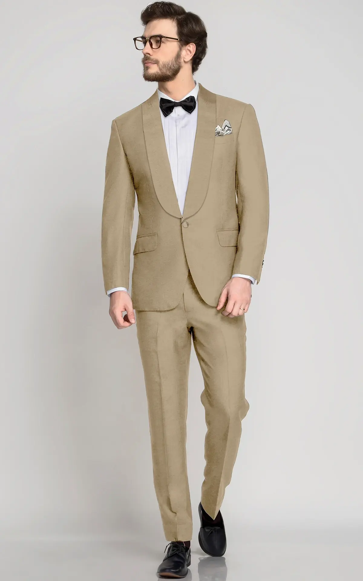 Camel Wool Custom Tuxedo