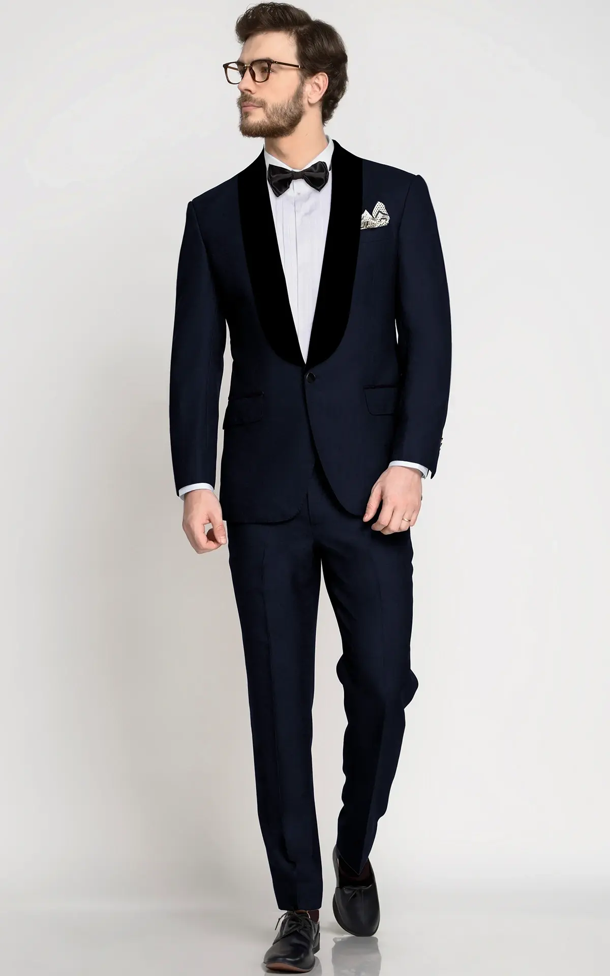 Classic Navy Blue Custom Tuxedo