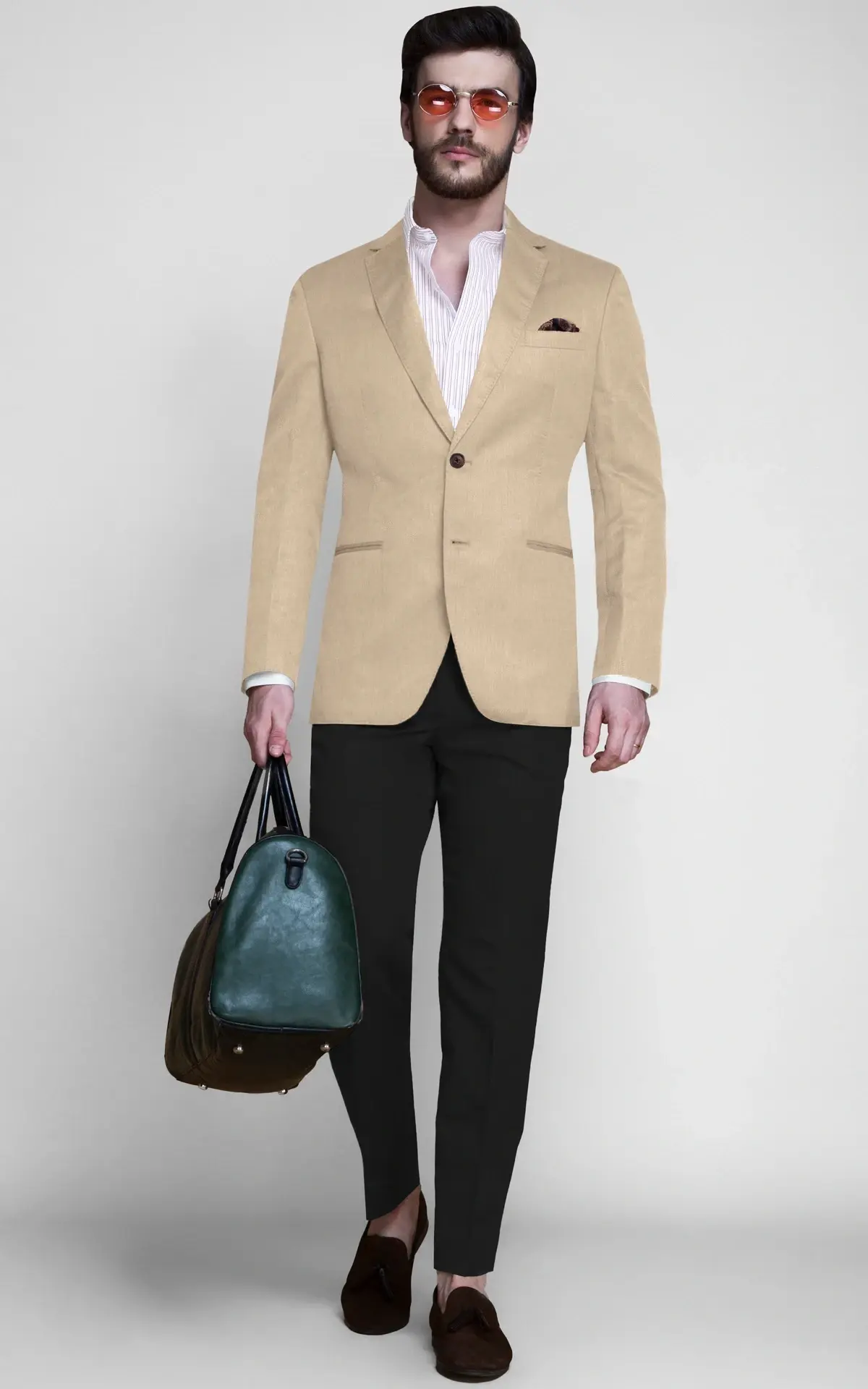 Colorado Camel Linen Blazer