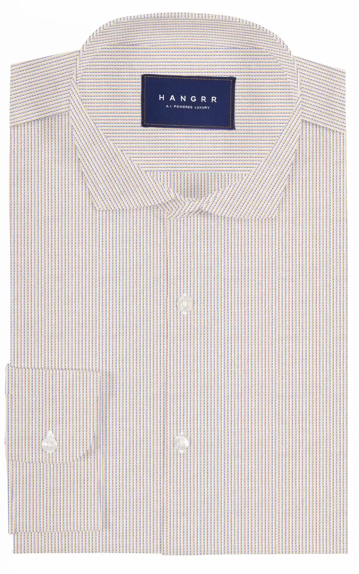 Cream Pinstripe Giza Shirt