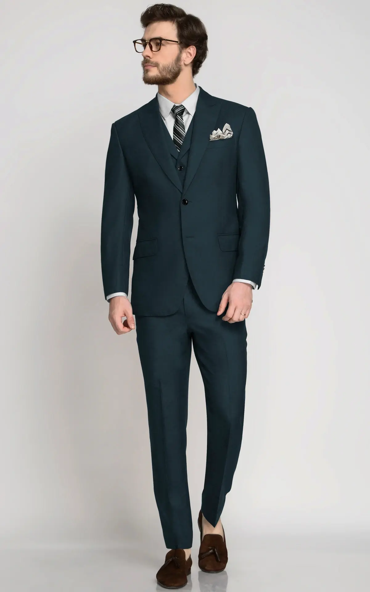 Emerald Green Pure Wool Suit