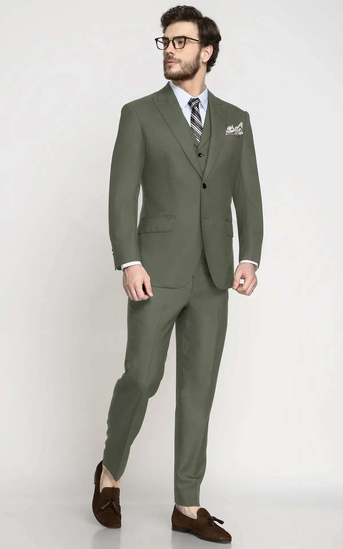 Eucalyptus Green Wool Suit