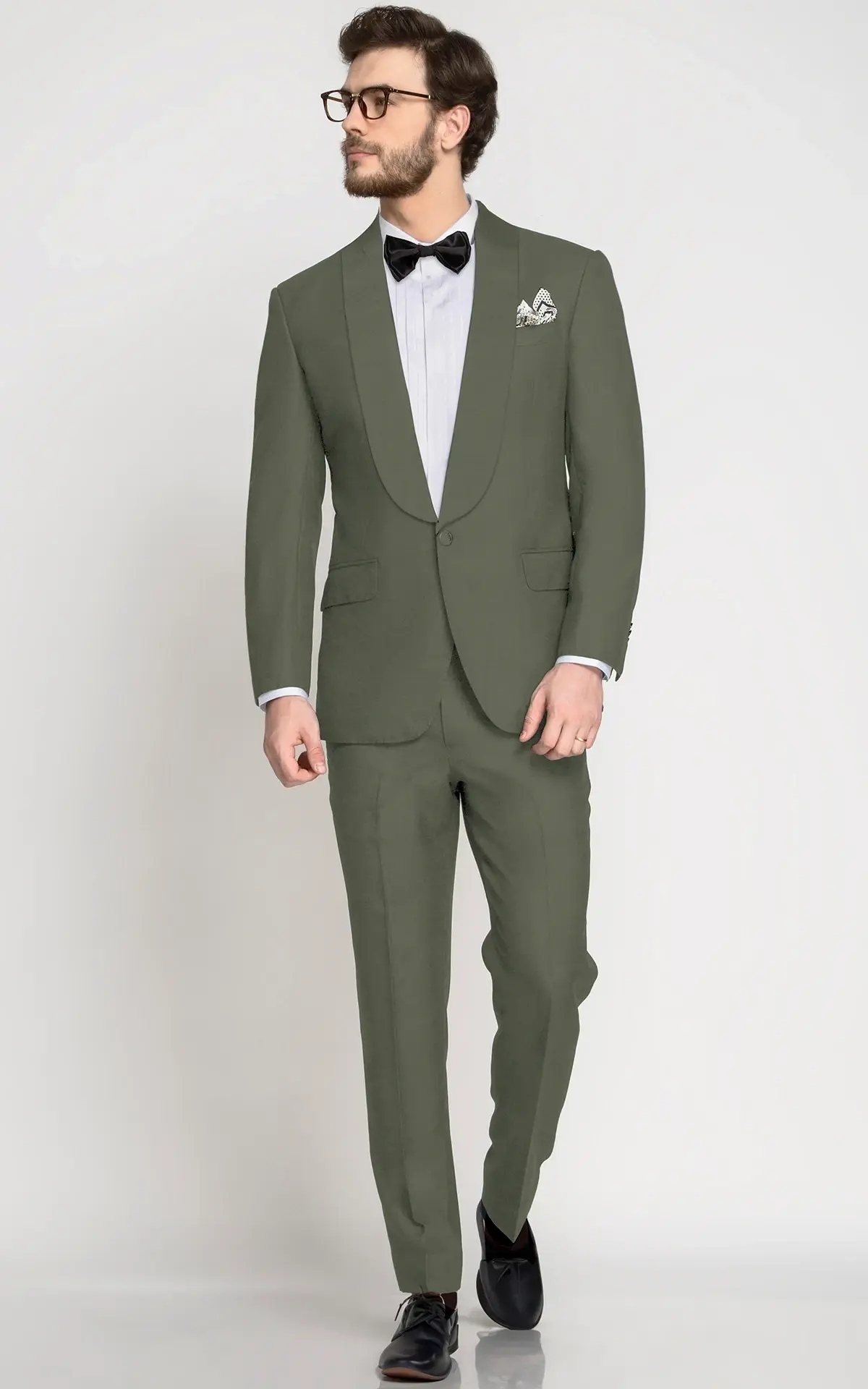 Eucalyptus Green Wool Tuxedo