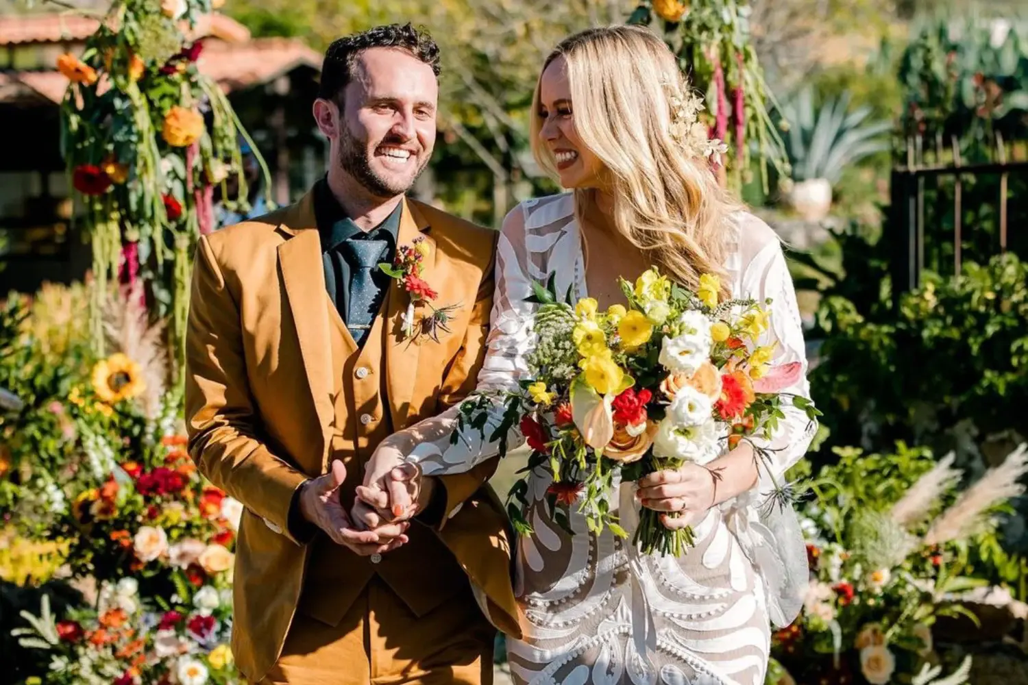 Cameron & Casey's Boho Wedding