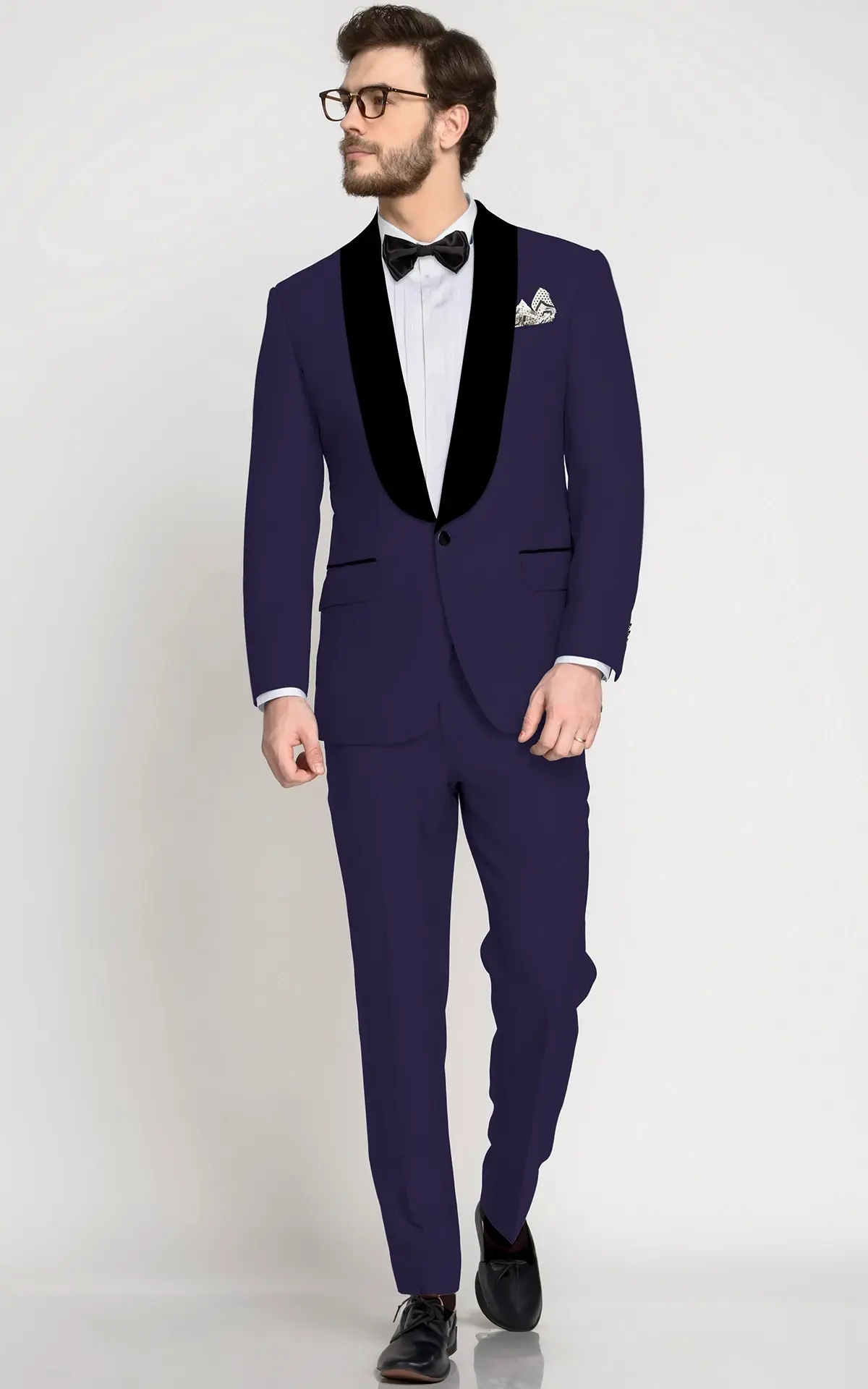 Ibiza Purple Wool Tuxedo