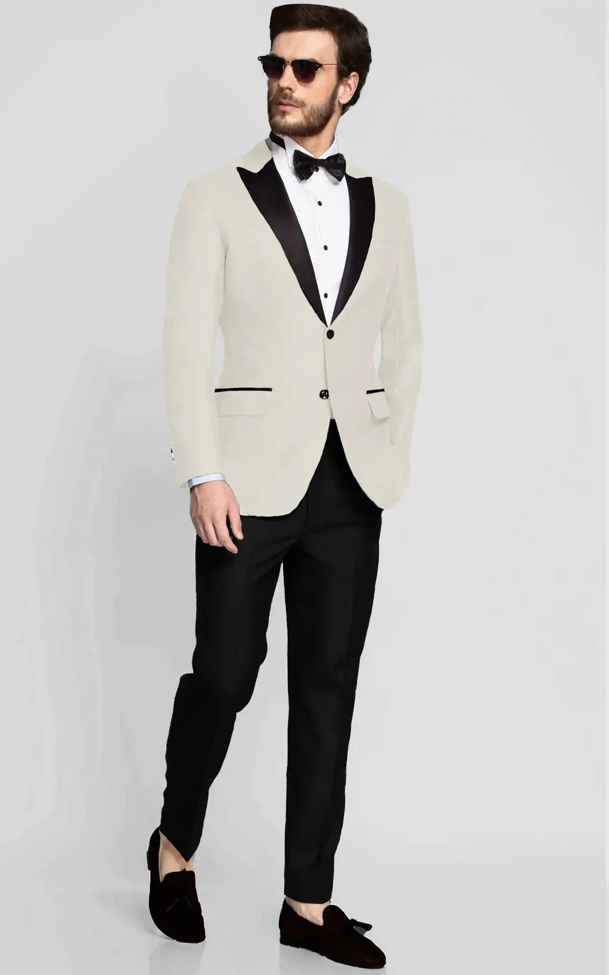 Ivory White Tuxedo for Men's Weddings