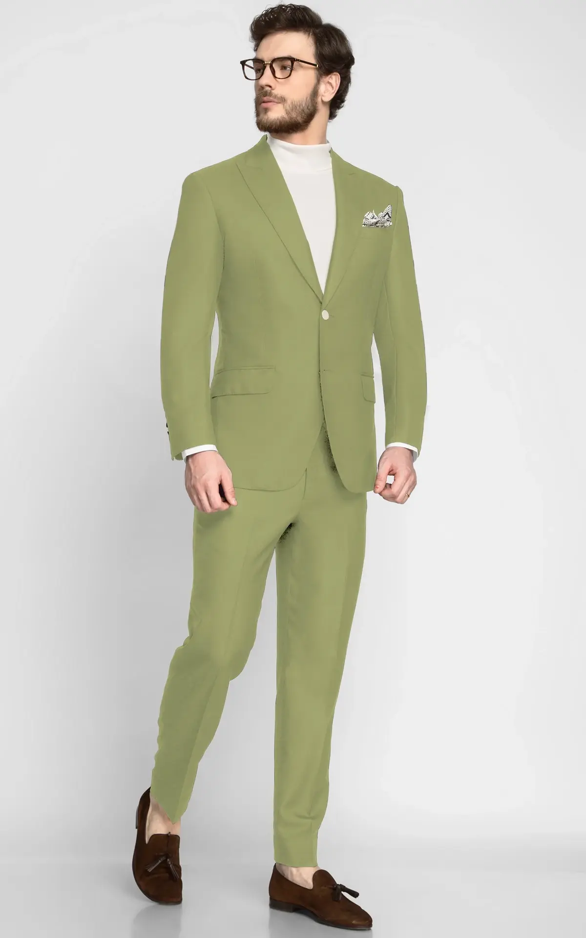 Light Green Wool Suit