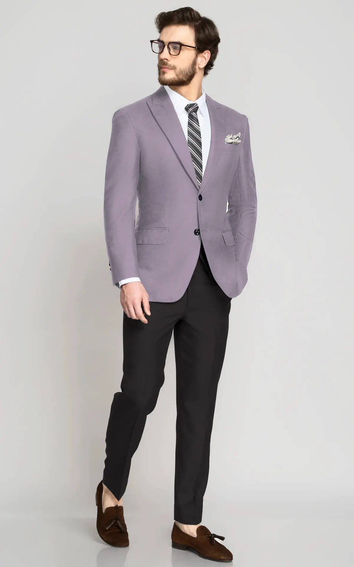 Lilac Lavender Wool Blazer