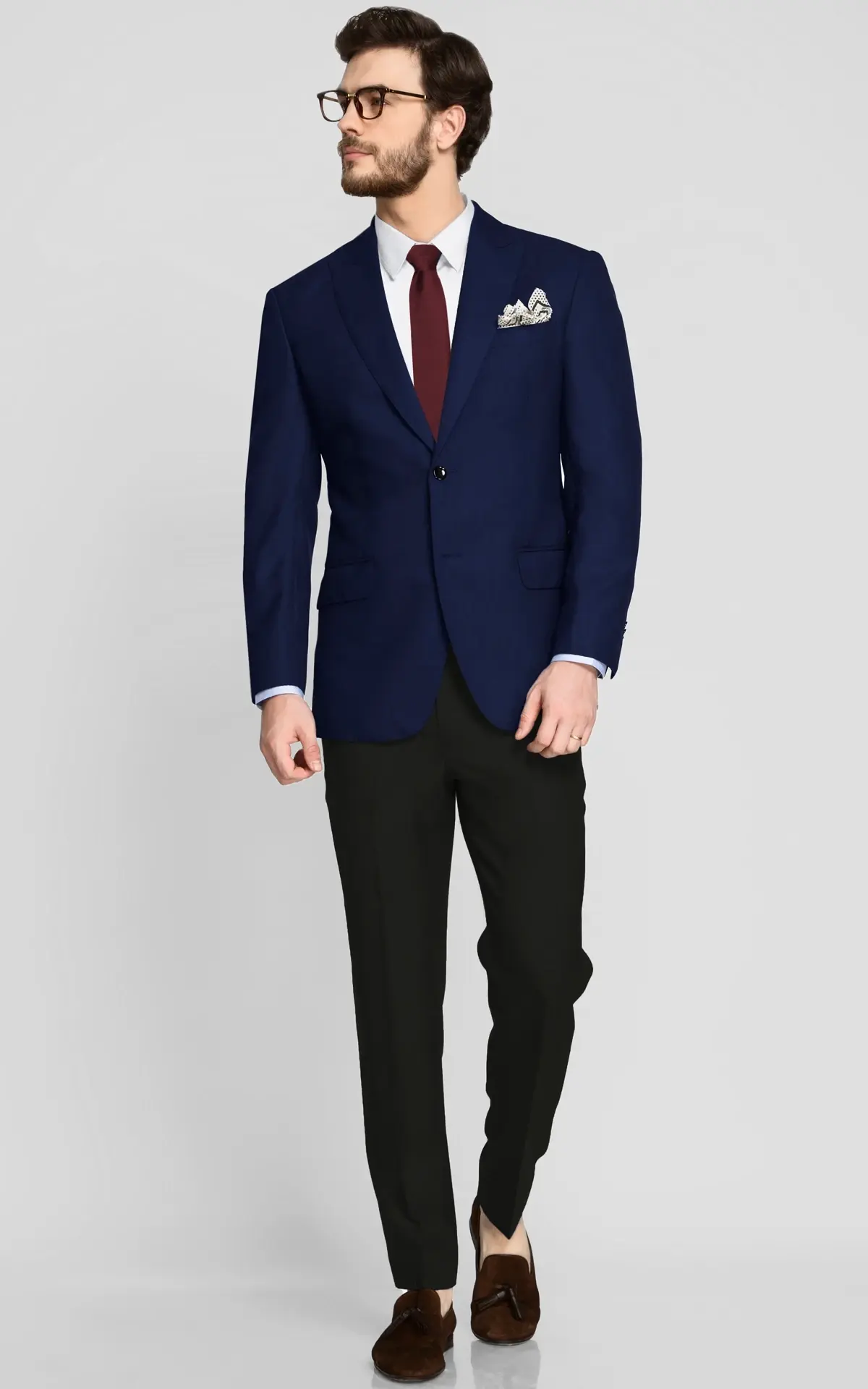 Lincoln Square Blue Birdseye Blazer