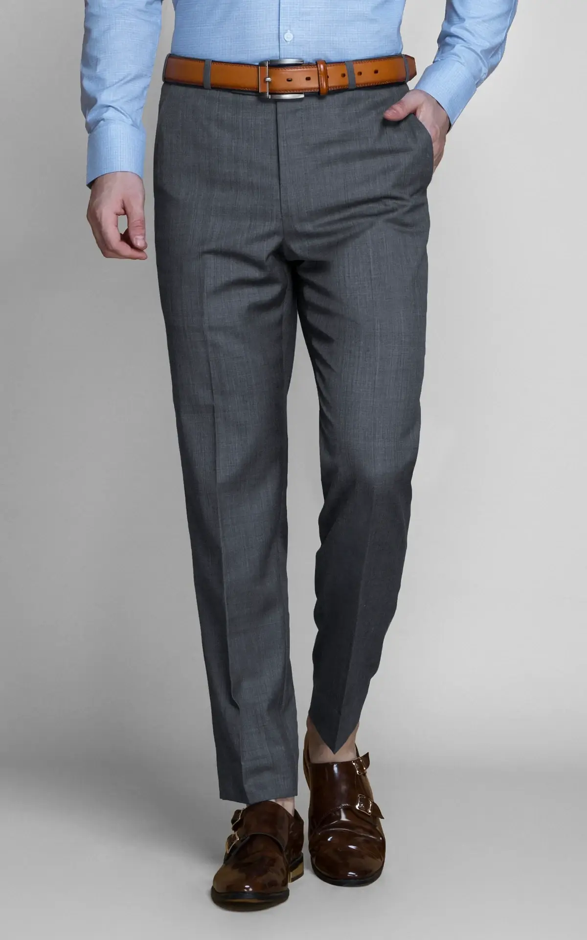 Milan Grey Nailhead Pants