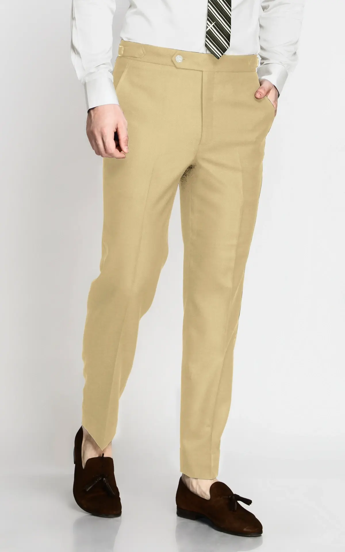 Pastel Clay Wool Pants