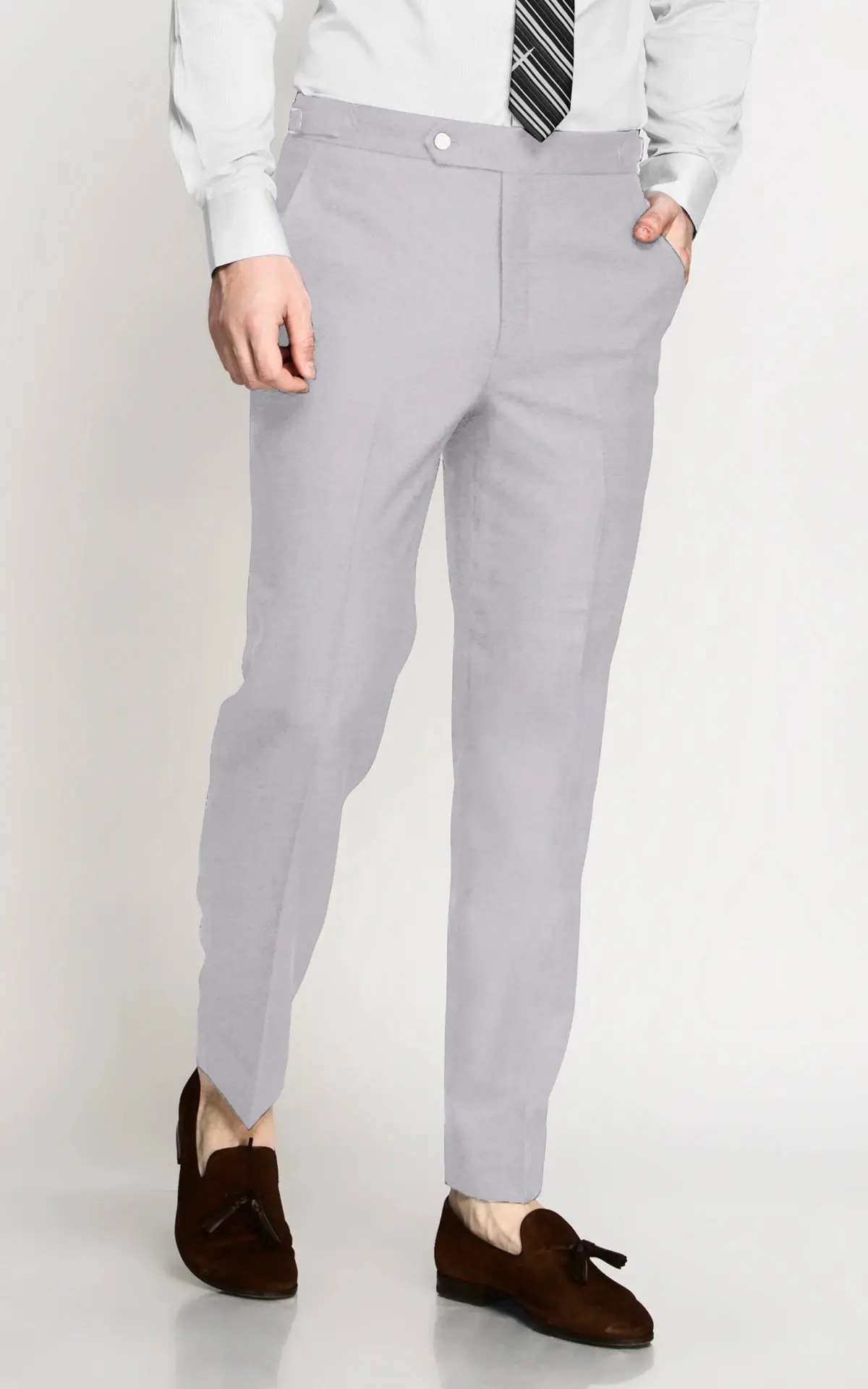 Pastel Lavender Wool Pants