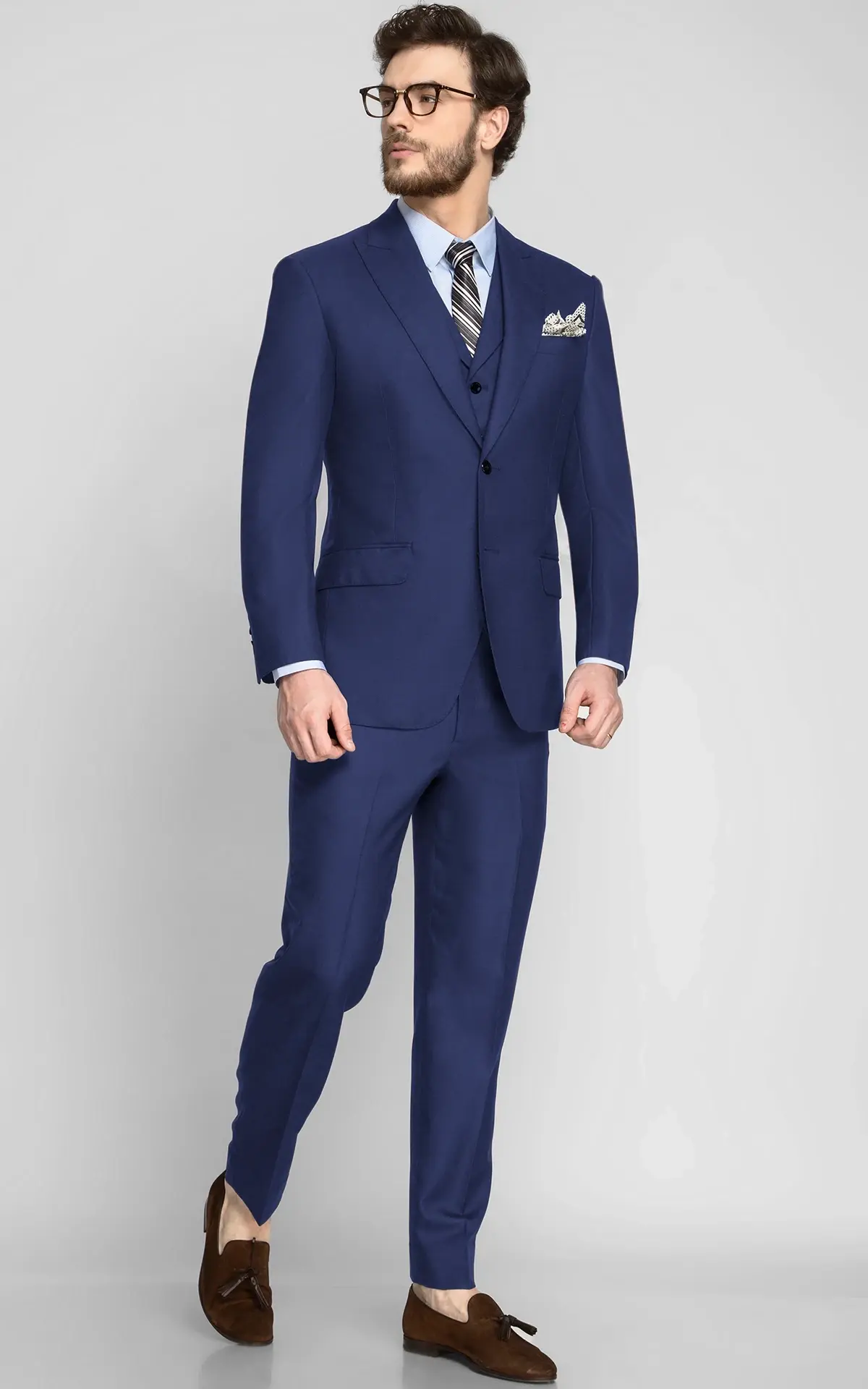 Phoenix Royal Blue Wool Suit