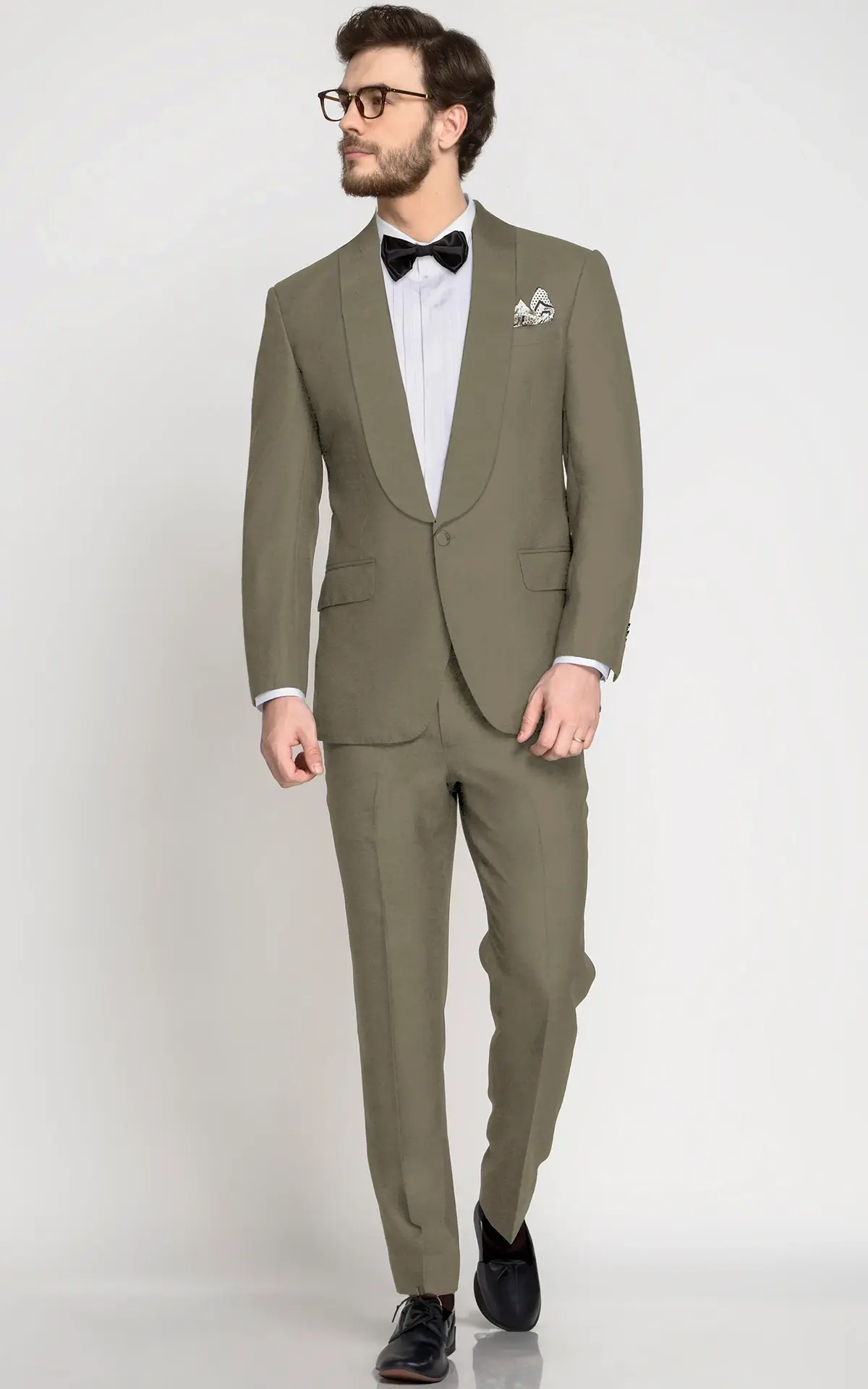 Pittsburgh Steel Brown Wool Tuxedo