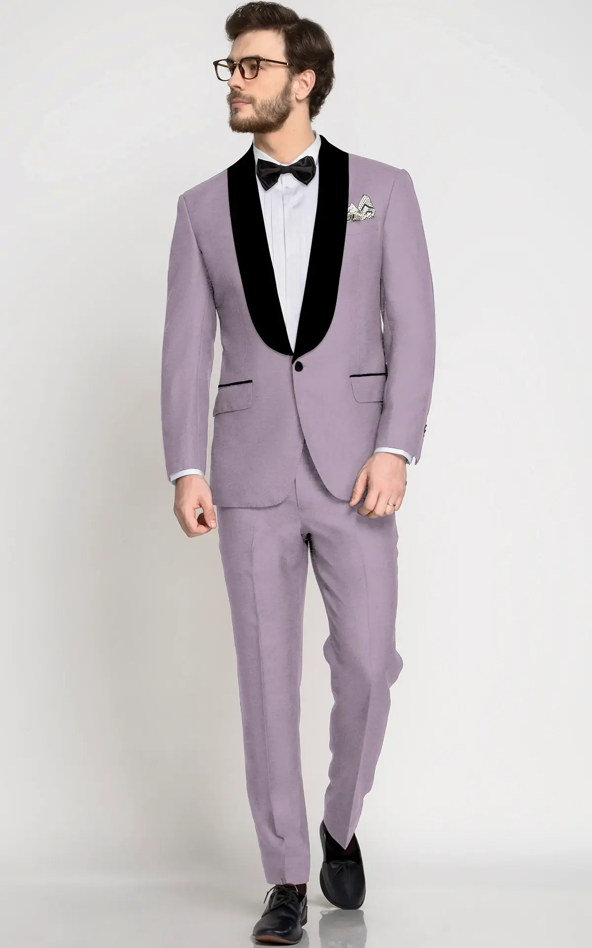 Seattle Lilac Lavender Wool Tuxedo