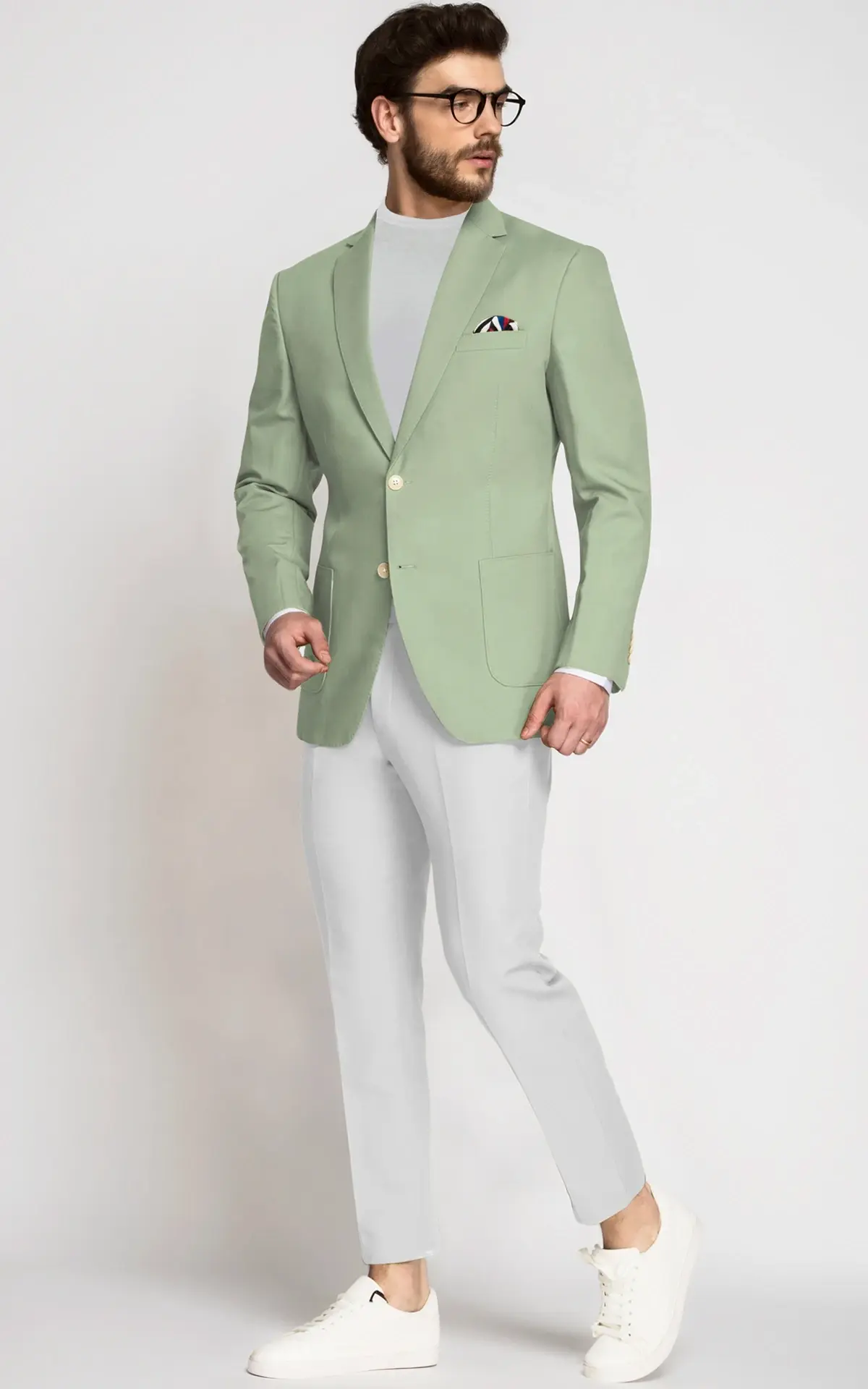 Spring Green Vegan Blazer