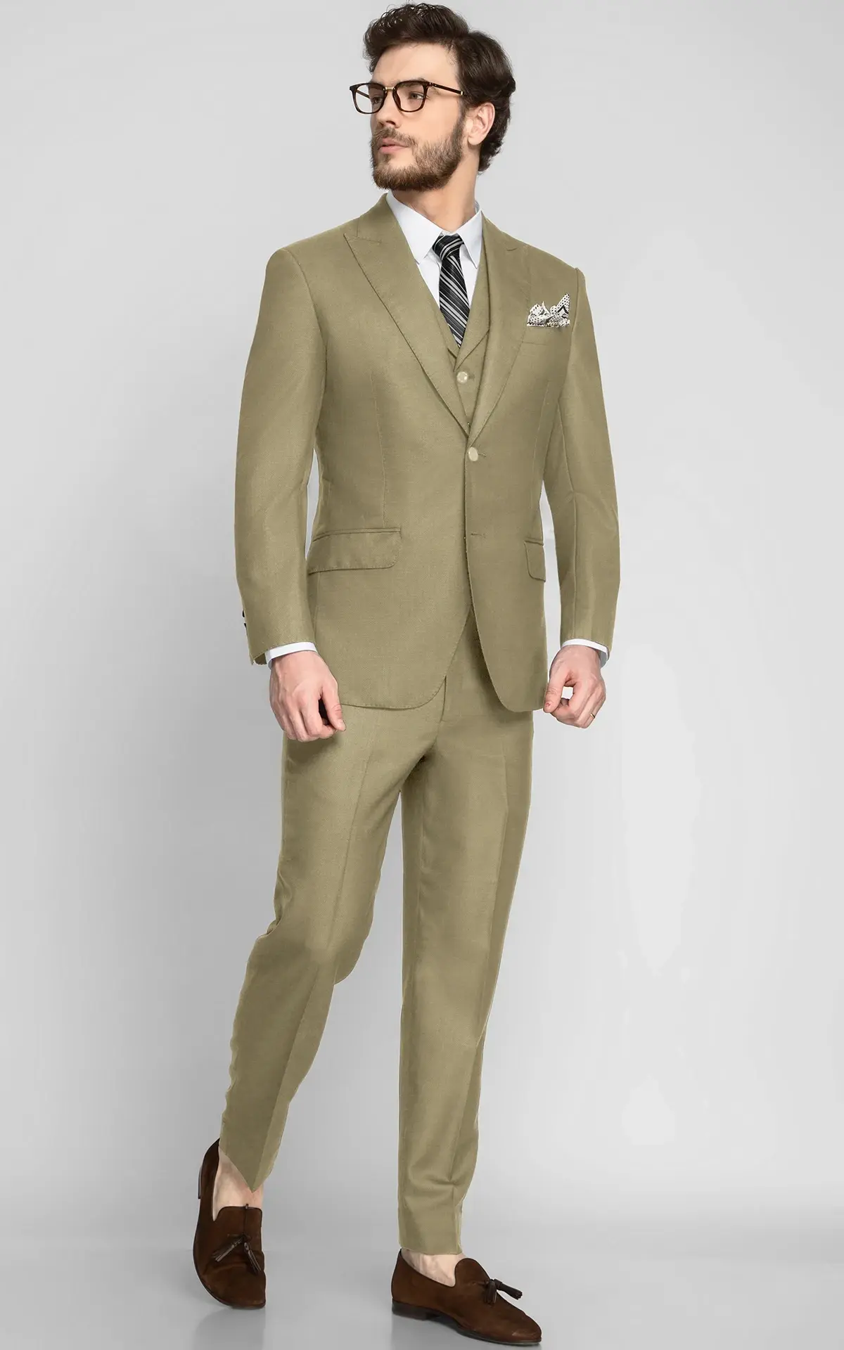 Spring Green Wool Suit