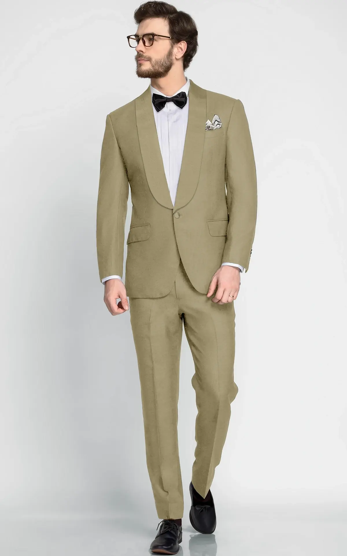 Spring Green Wool Tuxedo