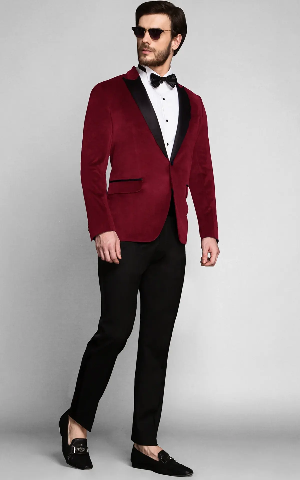 Vegas Red Velvet Tuxedo