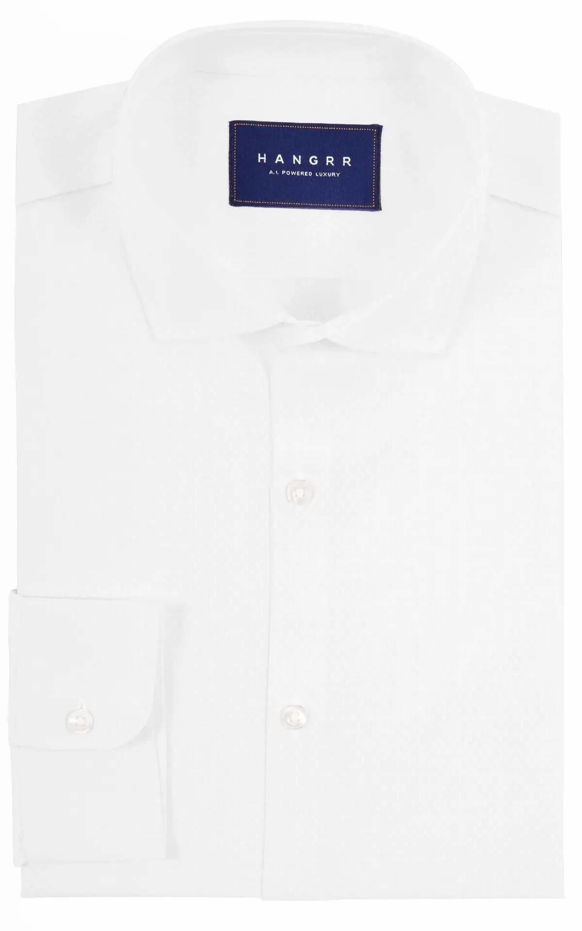 White Square Dobby Shirt